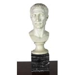 A fine composition marble Bust, of Julius Caesar, approx.