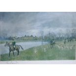 Lionel Edwards, British (1878 - 1966) A set of 3 coloured Prints of the Beaufort Hunt,