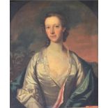 18th Century Irish School "Portrait of Martha, Countess of Aldborough," half-length,