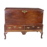 A good quality early 19th Century Irish figured mahogany Rug Chest, by P.J.