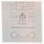 Original Design for Entrance Gate at Fortgranite Architectural Drawing: Design for an Entrance