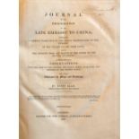 Travel: Ellis (Henry) Journal of the Proceedings of the Late Embassy to China, 4to L. 1817.