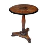 A 19th Century English circular Specimen Table,