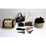 Vintage Accessories: A collection of Ladies Gloves, Hand Bags, Hats, Scarves, etc.