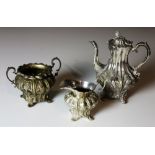 A collection of antique silver Plateware, varied items. As a lot, w.a.f.