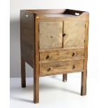 A Georgian period mahogany Bedside Commode,