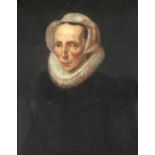 Late 16th / Early 17th Century English School "Mrs. William Swifte," O.O.C.