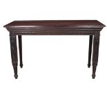 "The Two Kings Table" A mahogany Side Table, basically Regency, with elements of earlier remnants,