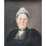 Ethel Dennis, 19th Century Irish School "Portrait of Mrs.