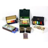 A collection of various Chinese Chequers, Card Games, Tokens etc., as a lot, w.a.f.