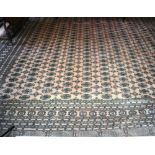 A large and attractive pink ground woolen Carpet,