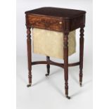 A Regency rosewood Work Table,