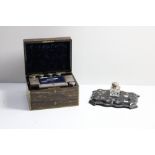 An attractive Victorian brass bound coromandelwood Vanity Box,