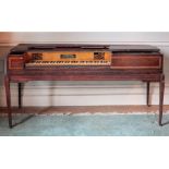 A Regency period English Pianoforte, by Wigley, 84 Strand, London,