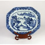 A large 18th Century Chinese Nankin porcelain Platter,