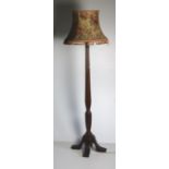 A mahogany Standard Lamp,