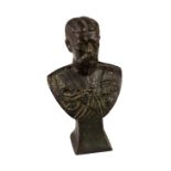 After W.C. Lawton, Sculp. c. 1901 A heavy bronze Bust of Lord Kitchener, approx. 15cms (6") signed.