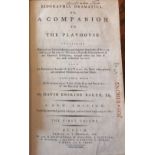 Plays: Baker (David Erskine) Biographia Dramatica, or, A Companion to the Playhouse. 2 vols. D.