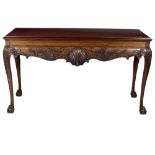 A very good quality Irish George III style rectangular Side Table,
