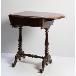 An attractive Victorian drop leaf Pembroke type Table, of small proportions,