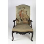 A fine quality George I mahogany framed Armchair,