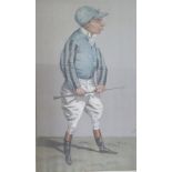 Coloured Prints: A pair of Vanity Fair Jockey Series Prints, of Otto Madden & Charlie Wood,