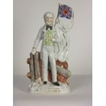 Gladstone (William Ewart) A 19th Century Staffordshire Figure of W.E.