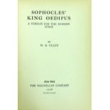 All First Editions Yeats (W.B.) Sophocles' King Oedipus A Version for the Modern Stage.