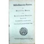 Rare Limerick Printing [Anon] Miscellaneous Poems on Religious, Moral, and Entertaining Subjects,