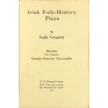 Family Association Copies Gregory (Lady). Irish Folk-History Plays, First & Second Series.