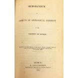 Geology of Dublin: Memorandum of Objects of Geological Interest in the Vicinity of Dublin, 8vo D.