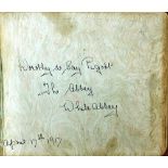 A Belfast Hospital in the Great War Autograph Book: de Say Pigott (Dorothy) A small leather bound