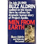 Signed by Buzz Aldrin Aldrin (B.) & Mc Connell (Malcolm) Men from Earth, 8vo, N.Y.