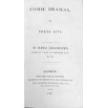 Rare First Edition Edgeworth (Maria) Comic Dramas, In Three Acts. Sm. 8vo Lond. 1817. First Edn.