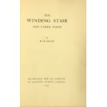 Yeats (W.B.) The Winding Stair and Other Poems, L. (MacMillan & Co.) 1933, First, 101pps.