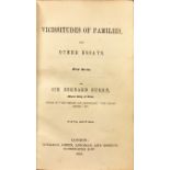 Burke (Sir B.) Vicissitudes of Families and Other Essays, 3 vols. L.