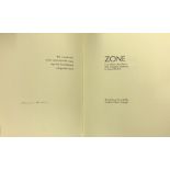 Signed Limited Edition by Beckett Beckett (Samuel) Zone, by Guillaime Apollinaire, 4to D.