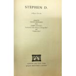 Leonard (Hugh) Stephen D. A Play in Two Acts, Adopted by Hugh Leonard from James Joyce, 8vo L. 1964.