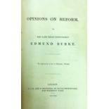 Burke (Edmund) Opinions on Reform, 8vo L. (C.J.G. & F.