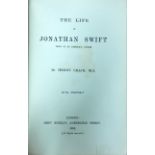 Swift - Craik (H.) The Life of Jonathan Swift, Dean of St. Patrick's Dublin. 8vo L. 1882. First Edn.