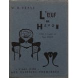 [Yeats (W.B.)] Giroux (R.)trans. L'Oeuf de Heron, 12mo Paris (L'Age d'or) 1950, Ltd. Edn.