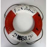 [Irish Navy], Asgard, A 20th Century 24" Perrybody Lifebuoy,