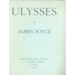 Joyce (James). Ulysses. Shakespeare & Co.