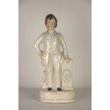 [Fitzgerald (Lord Edward)] A 19th Century Staffordshire Figure of Lord Edward Fitzgerald,