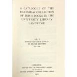 Bibliography: Bradshaw (Henry) A Catalogue of the Bradshaw Collection of Irish Books in the