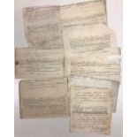 Co. Carlow: Jury Documents, a large collection of approx.