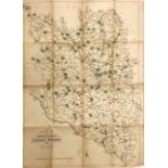 Meath & Ward Hunt Hunting Map: Map of the Meath & Ward Hunting District 1878, cold.