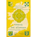 1954 All-Ireland Hurling Final G.A.A.: Programme, Hurling 1954, Craobh Iomana na hEireann Cork V.