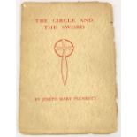 Plunkett (Joseph Mary). The Circle and the Sword [poems]. D., Maunsel 1911, orig.