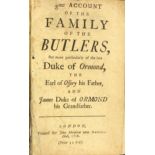 Genealogy: [Anon] Some Account of the Family of the Butlers,